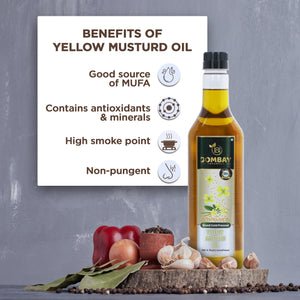 Wood Cold Pressed Yellow Mustard Oil